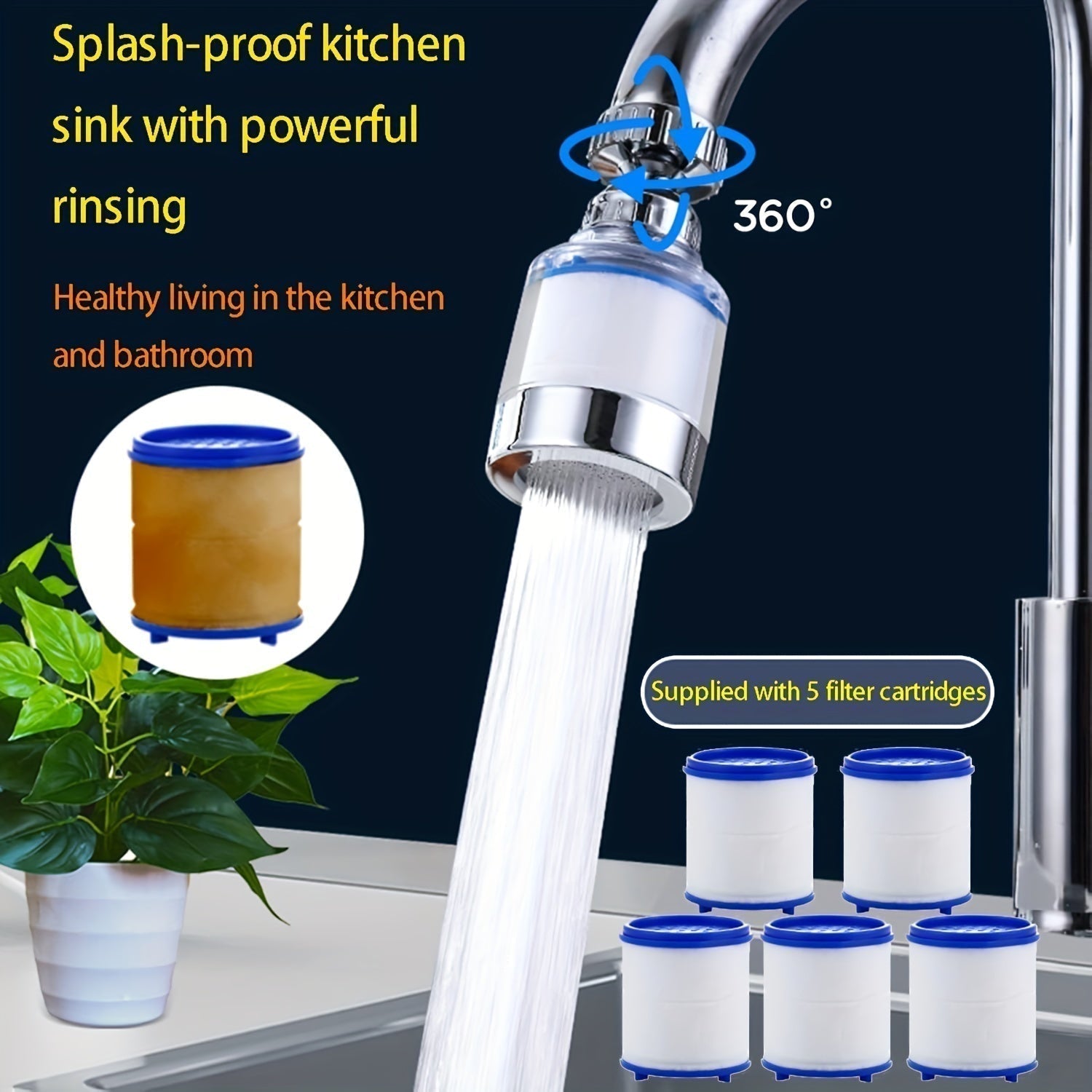 Multi-function Water Purification Faucet (6+1 Combination)